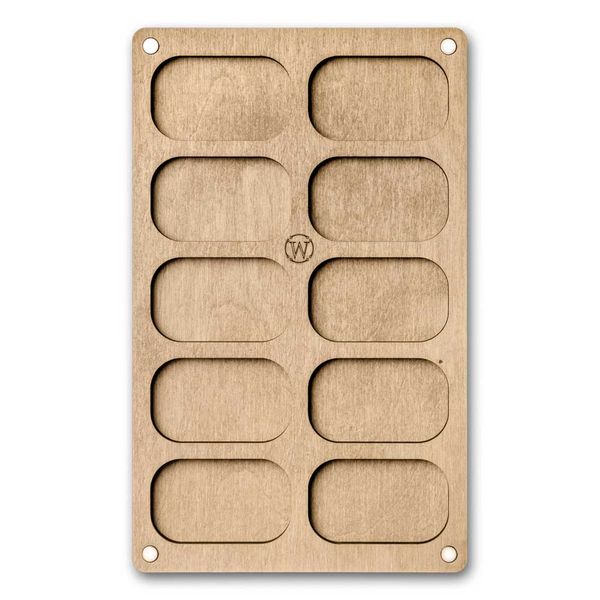 Bead organizer with wooden cover FLZB-218