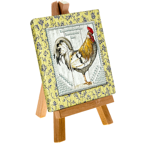 Bead embroidery kit with easel FLMD-057